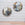 Vintage Round Zinc Frame Mirrors, each