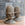 Impressive Pair of Carved American Limestone Pineapple Finials with Bases, Circa 1890