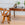 William IV Mahogany Partner's Desk With Brass Casters and Tooled Black Leather Top