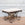 Early 20th C. French Cast Iron Baker's Table with Coral Stone Top and Brass Elements