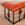 Fireside Perch with Persimmon Leather Upholstery, 89"W