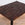 In Stock Monaco Bench with Cordovan Leather Strap Seat, 26"L