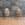 Impressive Pair of Carved American Limestone Pineapple Finials with Bases, Circa 1890