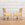 Pair of White Cerused Oak Arm Chairs with Carved Elements and Yellow Upholstery