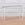 In Stock Tapered Console with Various Wood Tops in Gesso Finish, 48"W