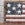 Folk Art American Flag, Zinc and Wood