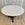 50″ Carved Limestone Center Table with 19th C. Cast Iron Neoclassical Base Attributed to Friedrich Schinkel