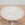 Petite Queen Anne Style Tilt Top Side Table with White Swedish Paint