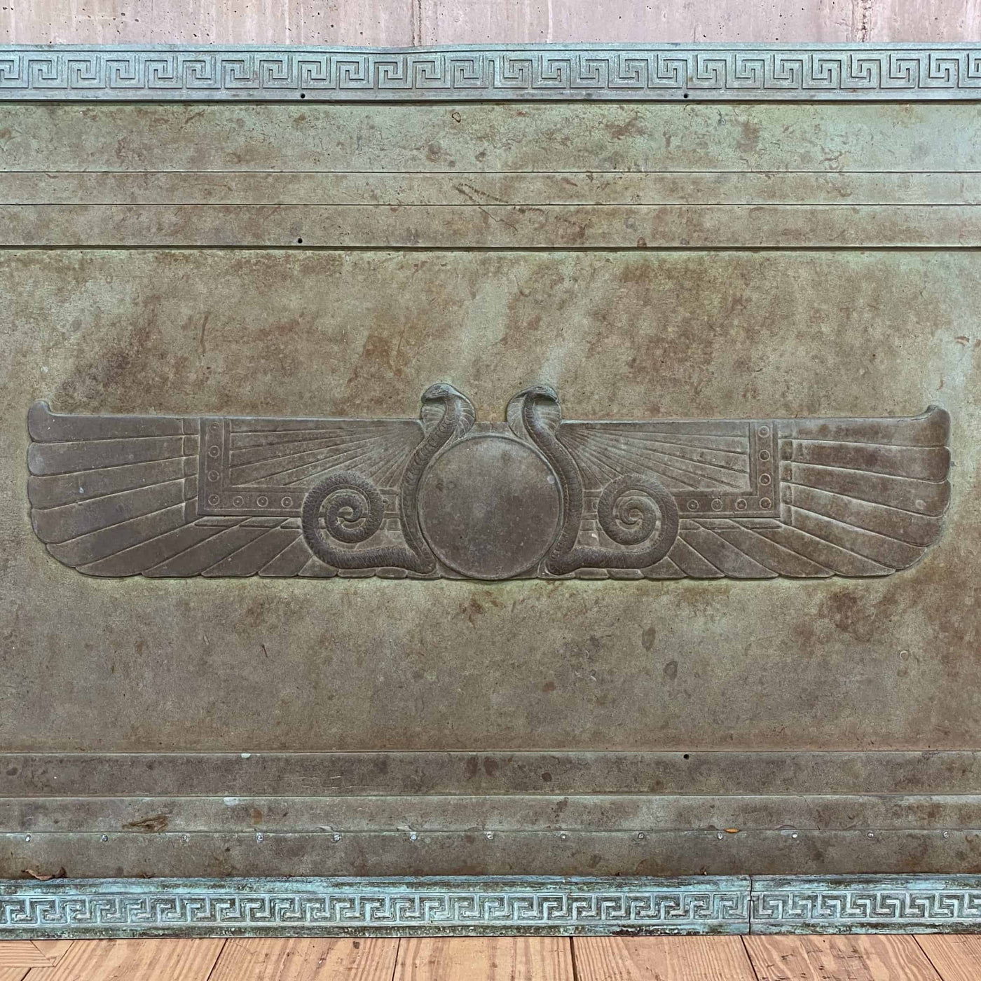 Monumental Bronze Art Deco Wall Relief Sculpture RT Facts