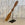 Carved Propeller Sculpture on Iron Stand