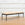 In Stock Monaco Bench with Blackened Base and Hair-on Hide, 51"L