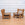 Pair of Heavy French Brutalist Oak Armchairs Chairs, Circa 1960
