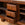 1940's French Oak Sideboard with Brass Pulls in the Manner of Charles Dudouyt