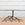 In Stock Wrought Iron Tree Table in Blackened Finish with Rectangular Glass Top, 72"