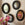 Diminutive Ebonized Wall Mirror(s)