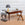 A Continental Writing Desk with Inset Leather Top