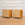 Pair of Modern Dressers with Leather Wrapped Drawers and Brass Feet