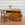 Antique Swedish Pine Chest of Drawers with Drop-Leaf Desk