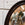 Large Ebonized Convex Oval Butler's Mirror
