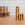 Set of Four 1940s French Ladder Back Chairs attributed to Charles Dudouyt
