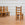 Set of Four 1940s French Ladder Back Chairs attributed to Charles Dudouyt