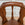 Queen Anne Style Walnut Corner Chair with Leather Seat