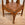 Queen Anne Style Walnut Corner Chair with Leather Seat