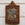 Folk Art Wall Cabinet with Key and Antique Mirror