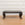 Antique Paw-Foot Coffee Table or Bench with Black Leather Cushion