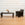 Antique Paw-Foot Coffee Table or Bench with Black Leather Cushion