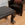 Antique Paw-Foot Coffee Table or Bench with Black Leather Cushion