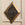 Pair of Antique Diamond-Form Giltwood Mirrors