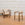Two Pairs of 1940s French Cerused Oak Arm Chairs with Muslin, Per Pair