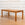 Pine Desk with Decorative Frieze and Knife Drawn Legs