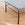 In Stock Spire Coffee Table with Blue Chilewich Top