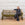 Mossy Vintage Teak Garden Bench