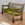 Mossy Vintage Teak Garden Bench
