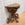 19th C Root Table with Faux-Painted Porphyry Top