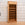 Pine Bookcase with Sliding Cover