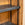 Pine Bookcase with Sliding Cover