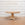 In Stock Two-Tone Biedermeier Table in Natural White and Bleached Oak