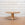 In Stock Two-Tone Biedermeier Table in Natural White and Bleached Oak