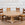 In Stock Two-Tone Biedermeier Table in Natural White and Bleached Oak