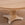 In Stock Two-Tone Biedermeier Table in Natural White and Bleached Oak