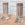 Pair of Romanesque Arched Form Carved Marble Pedestals