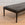 121" Vintage Leather and Blackened Iron Bench