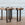 Pair of In Stock Clasp Console Tables with Reclaimed Wood Tops