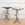 Two Copper and Iron Faux Bois Bird Baths, Each