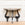 Demilune Zinc Top Console Table
