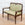 19th C. Carved Walnut Cattail Settee covered in Green Linen